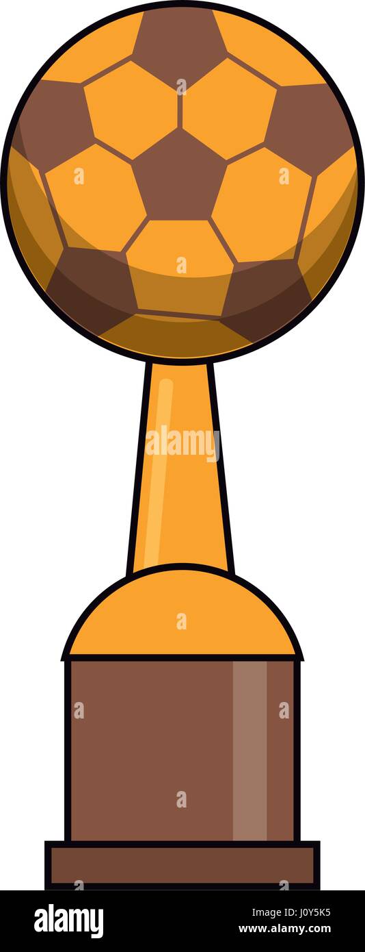 soccer trophy sport golden image Stock Vector Image & Art - Alamy