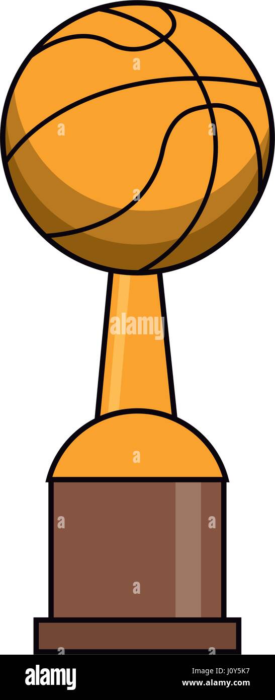 Gold trophy basketball design hi-res stock photography and images - Alamy