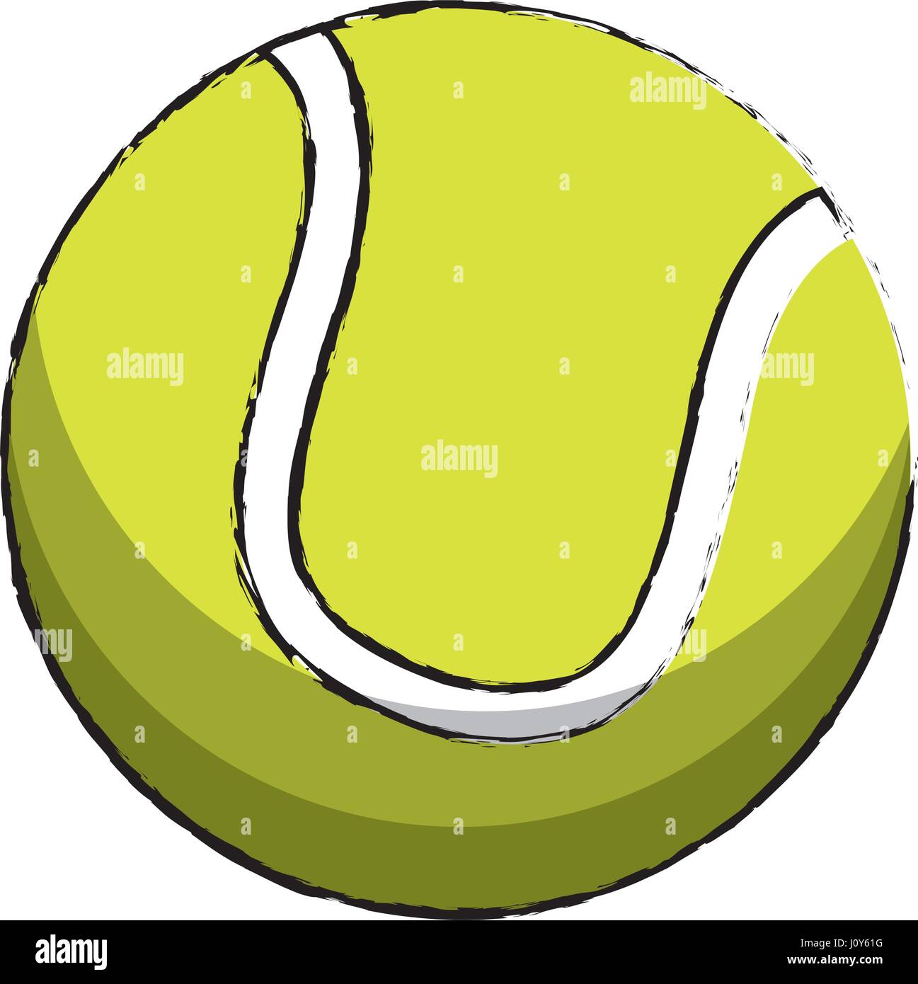 tennis sport ball image Stock Vector Image & Art - Alamy
