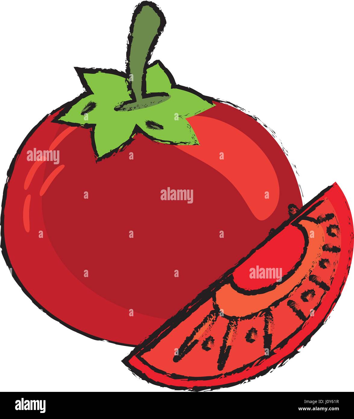 tomato slice food diet healthy Stock Vector Image & Art Alamy