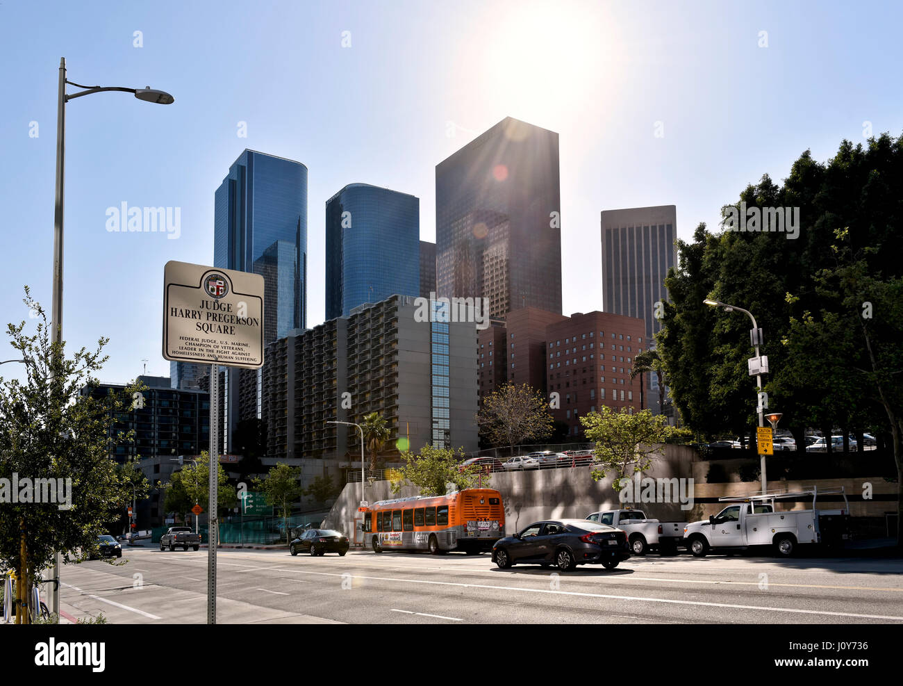 Downtown Los Angeles California Stock Photo