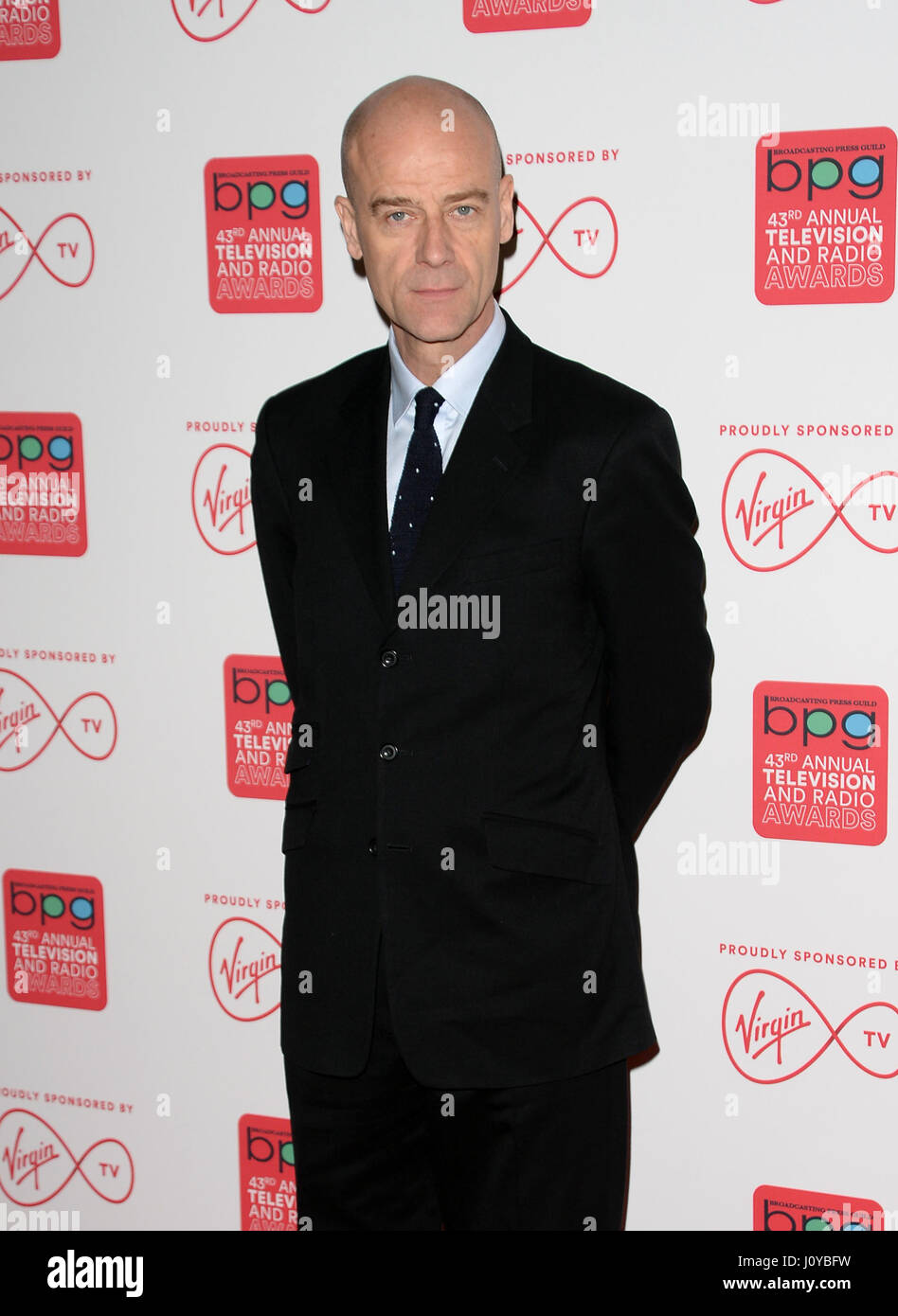 British Press Guild Television and Radio Awards Arrivals at The Theatre Royal.  Featuring: Pip Torrens Where: London, United Kingdom When: 17 Mar 2017 Stock Photo