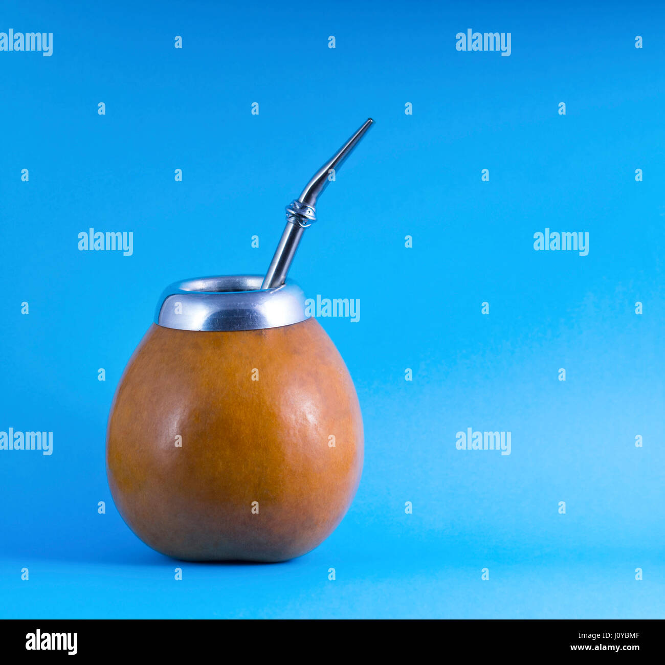 yerba mate in gourd matero. south american traditional drink Stock ...