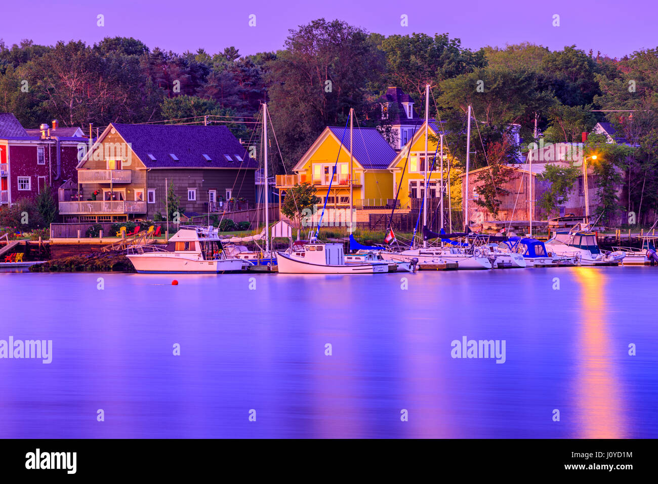 Mahone Bay, Nova Scotia, Canada Stock Photo Alamy