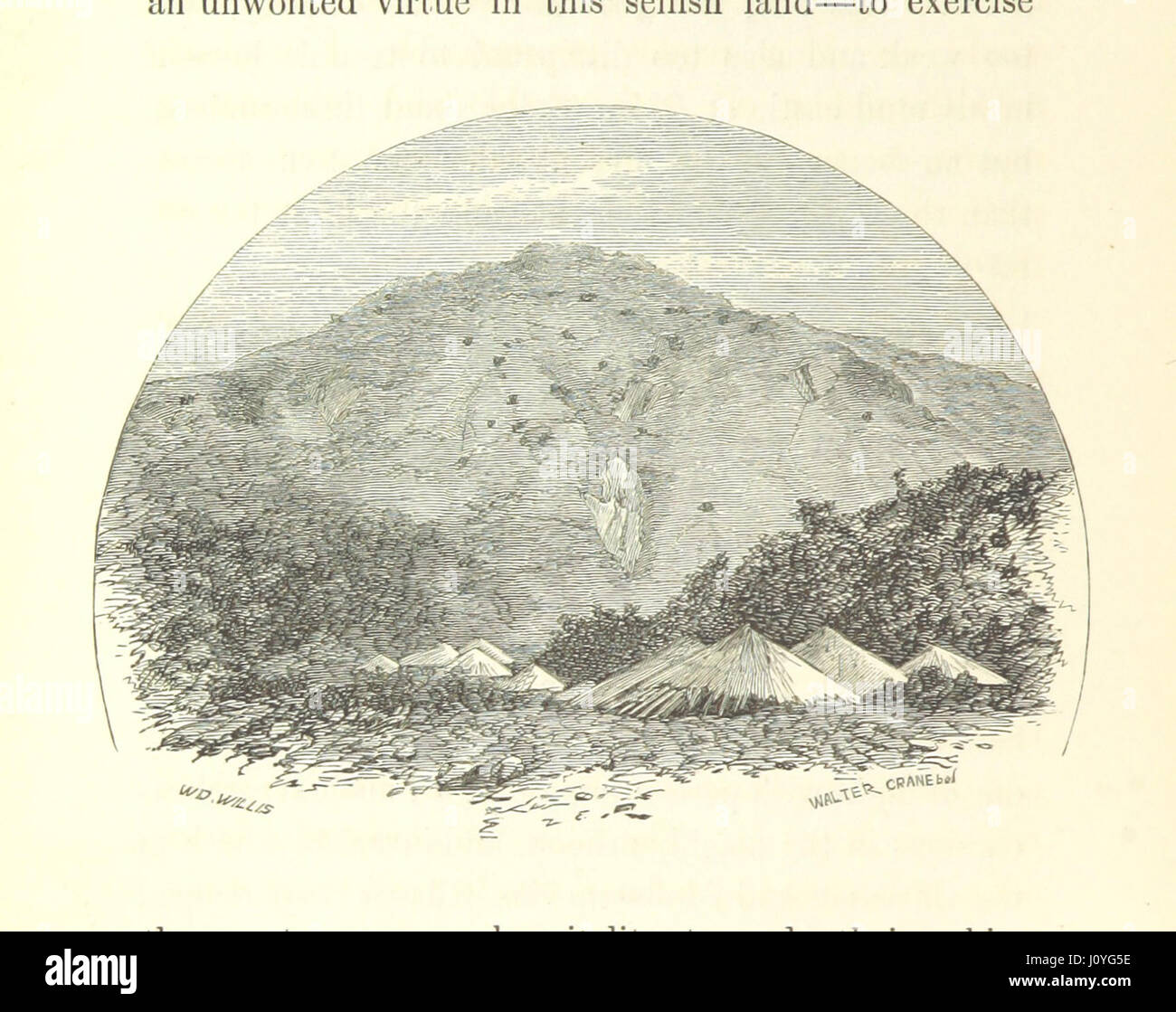 Map of abyssinia ethiopia in the 19th century hi-res stock photography ...