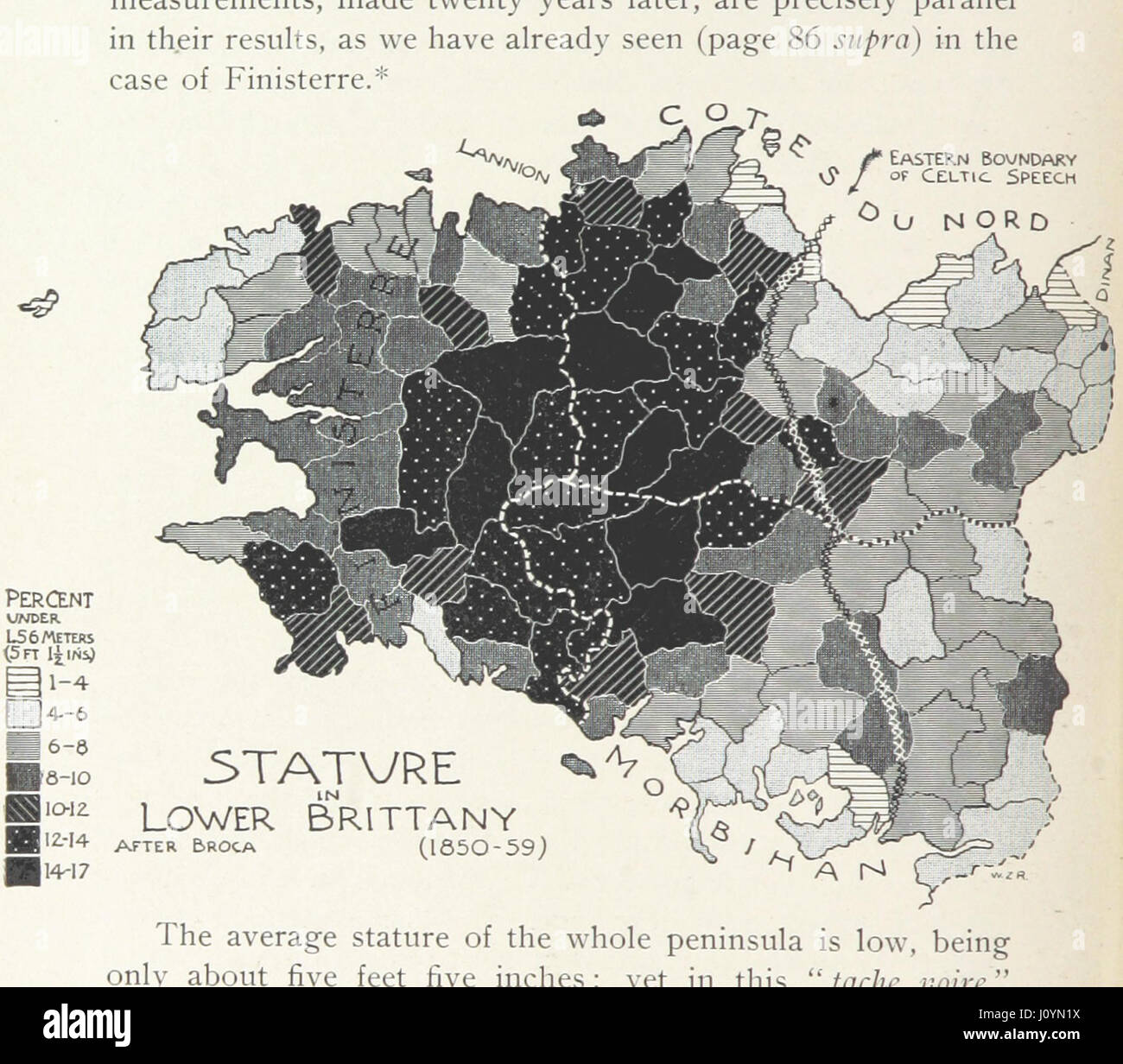This image is taken from 'The Races of Europe,' a sociological study ...