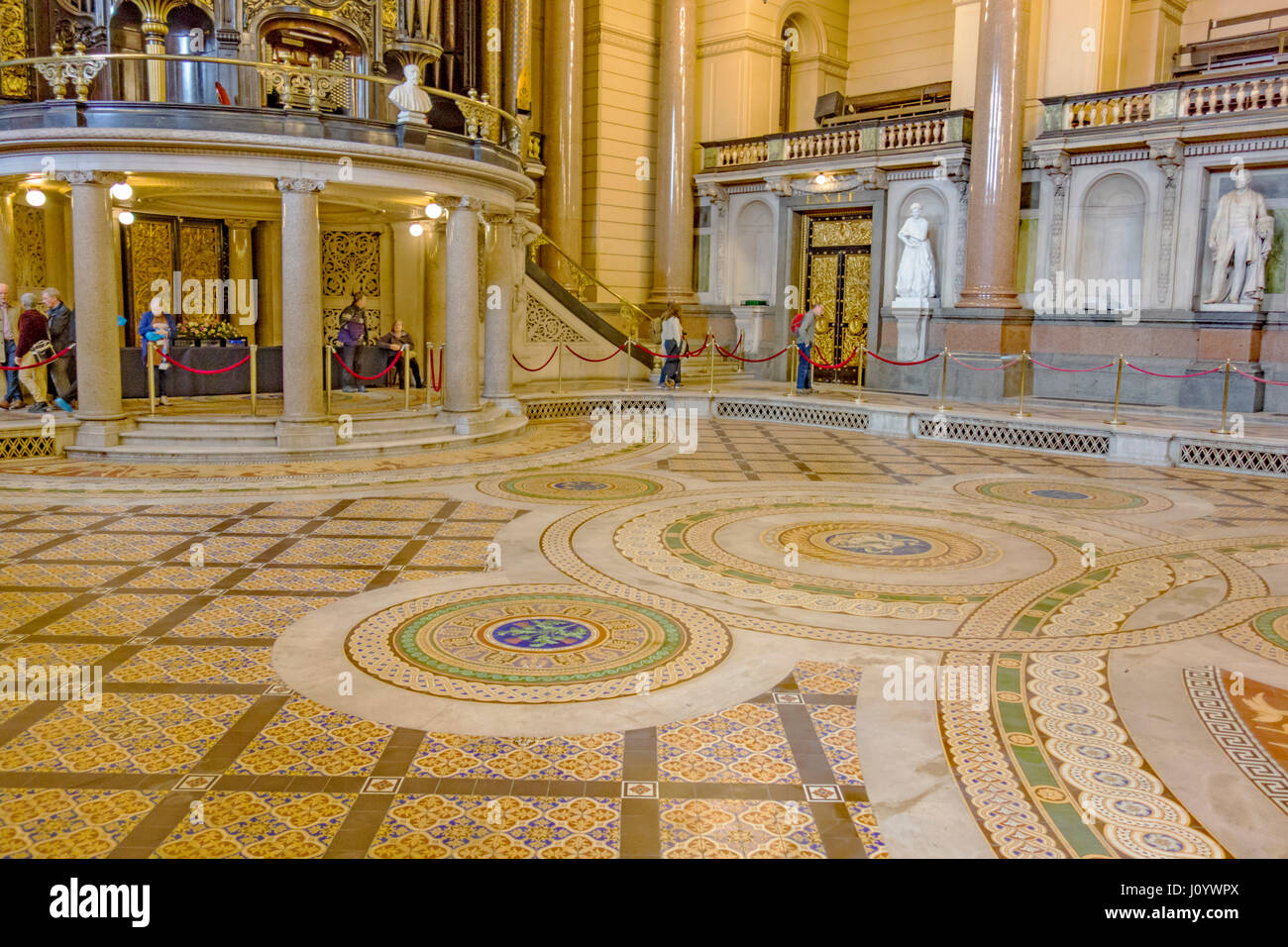 St Hall Liverpool. The Minton Tiled floor of the Great Hall. An encaustic tiled floor St Hall Liverpool. The Minton Tiled floor of the Great Hall. An encaustic tiled floor