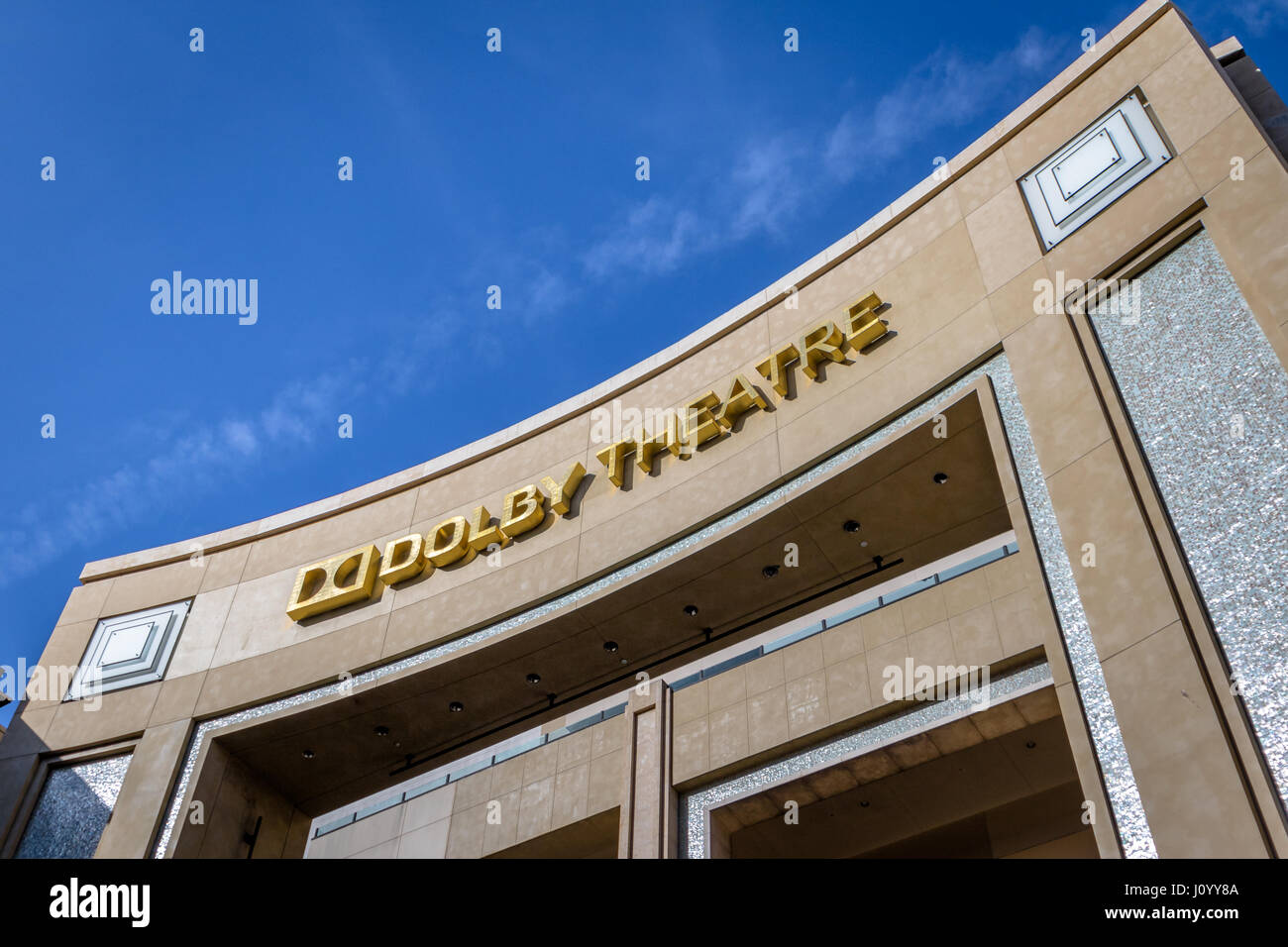 Dolby Theatre on Hollywood Boulevard - Los Angeles, California, USA Stock Photo