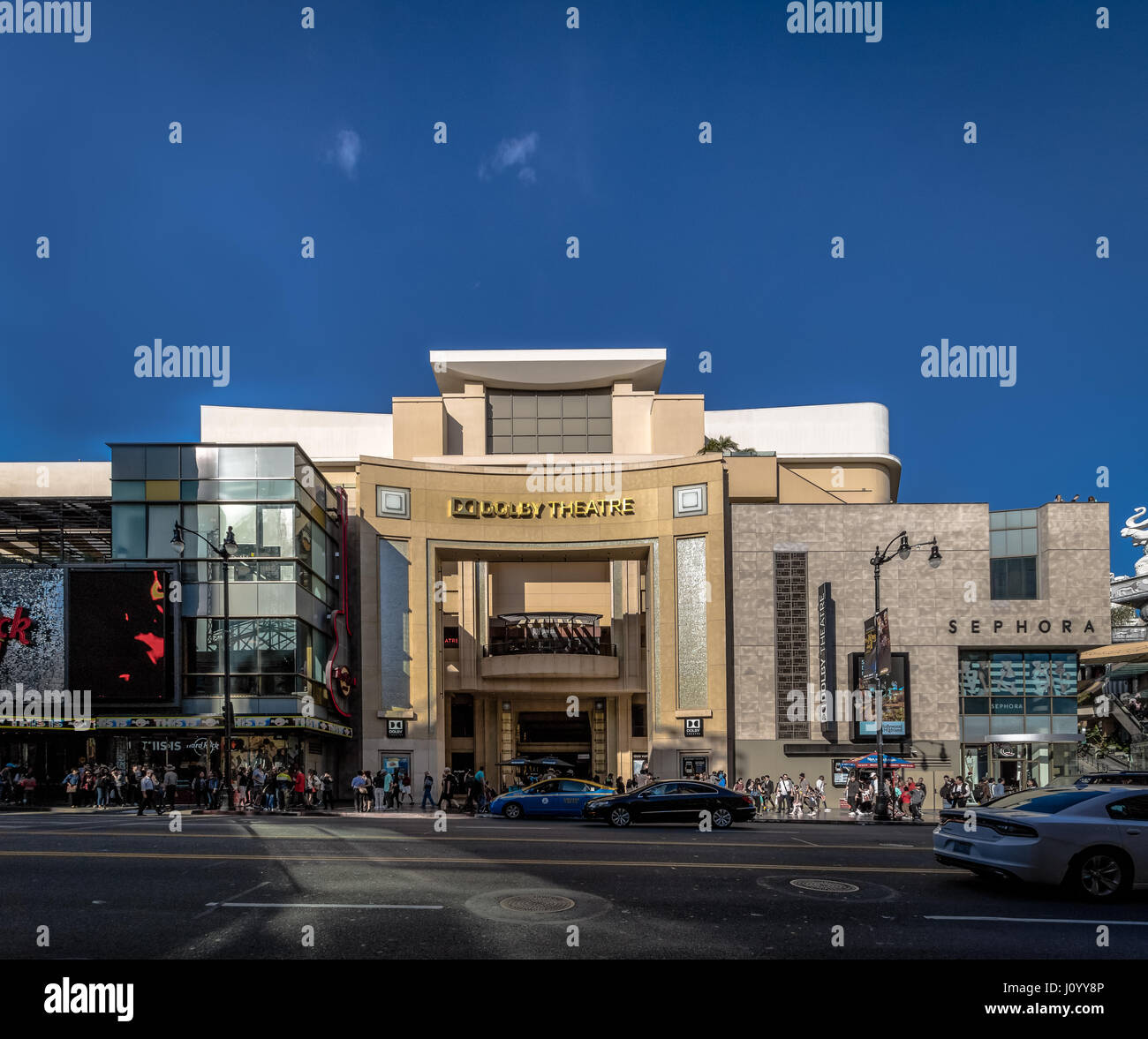 Dolby Theatre on Hollywood Boulevard - Los Angeles, California, USA Stock Photo