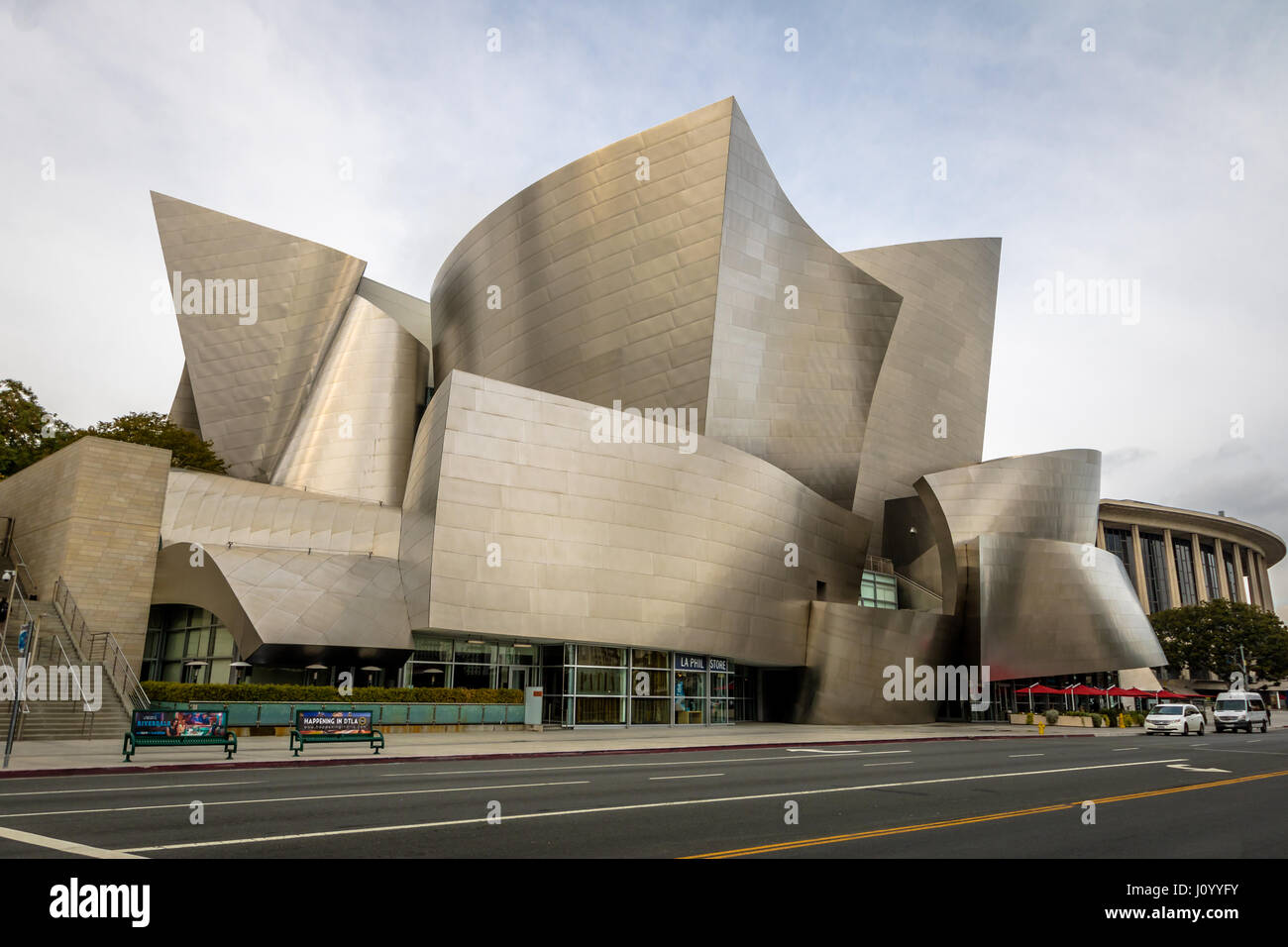 The Walt Disney Concert Hall - Los Angeles, California, USA Stock Photo