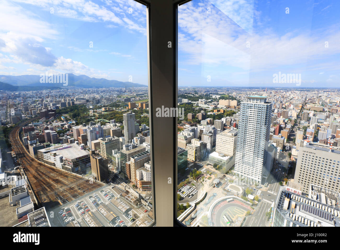 View from JR Tower, Sapporo, Hokkaido Stock Photo - Alamy