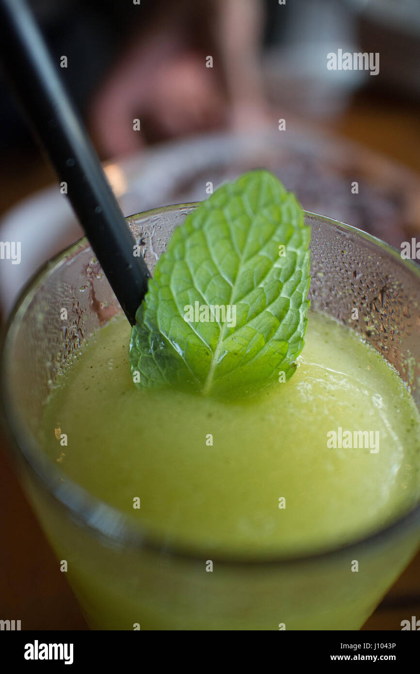 Mint mojito cocktail drink Stock Photo