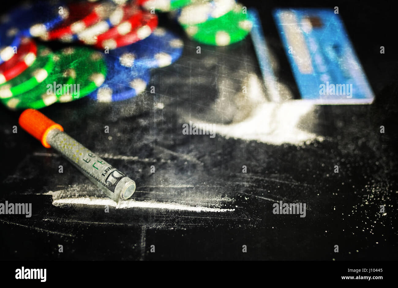 scratch photo concept addiction cocaine alcohol glass drug Stock Photo Alamy