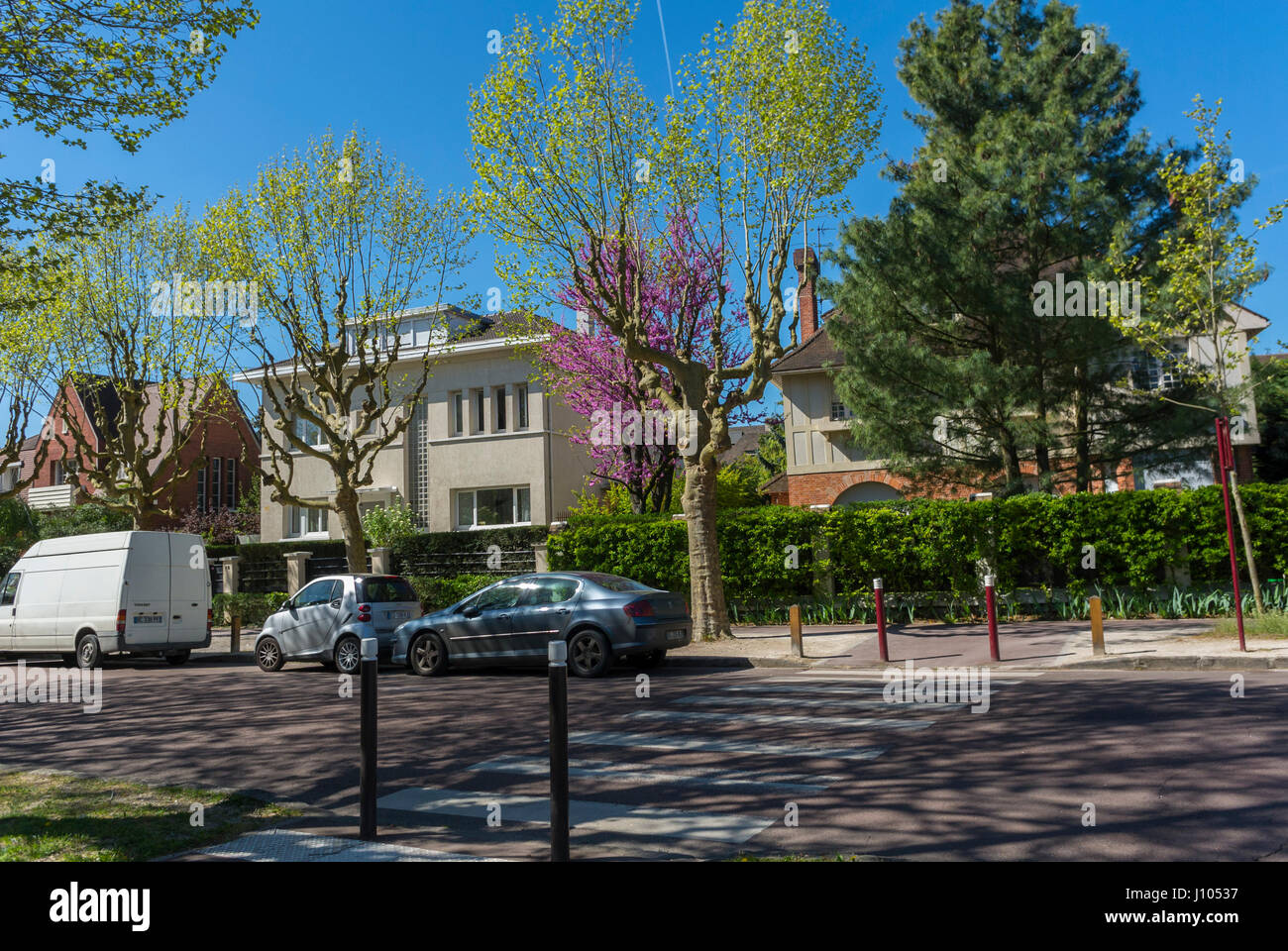 Antony, France, Paris Suburbs, Street Scenes, Single Family Houses