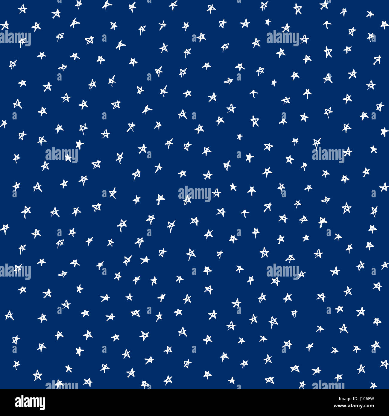International Day of Human Space Flight. April 12. Seamless pattern with stars. Suitable for textile print Stock Photo