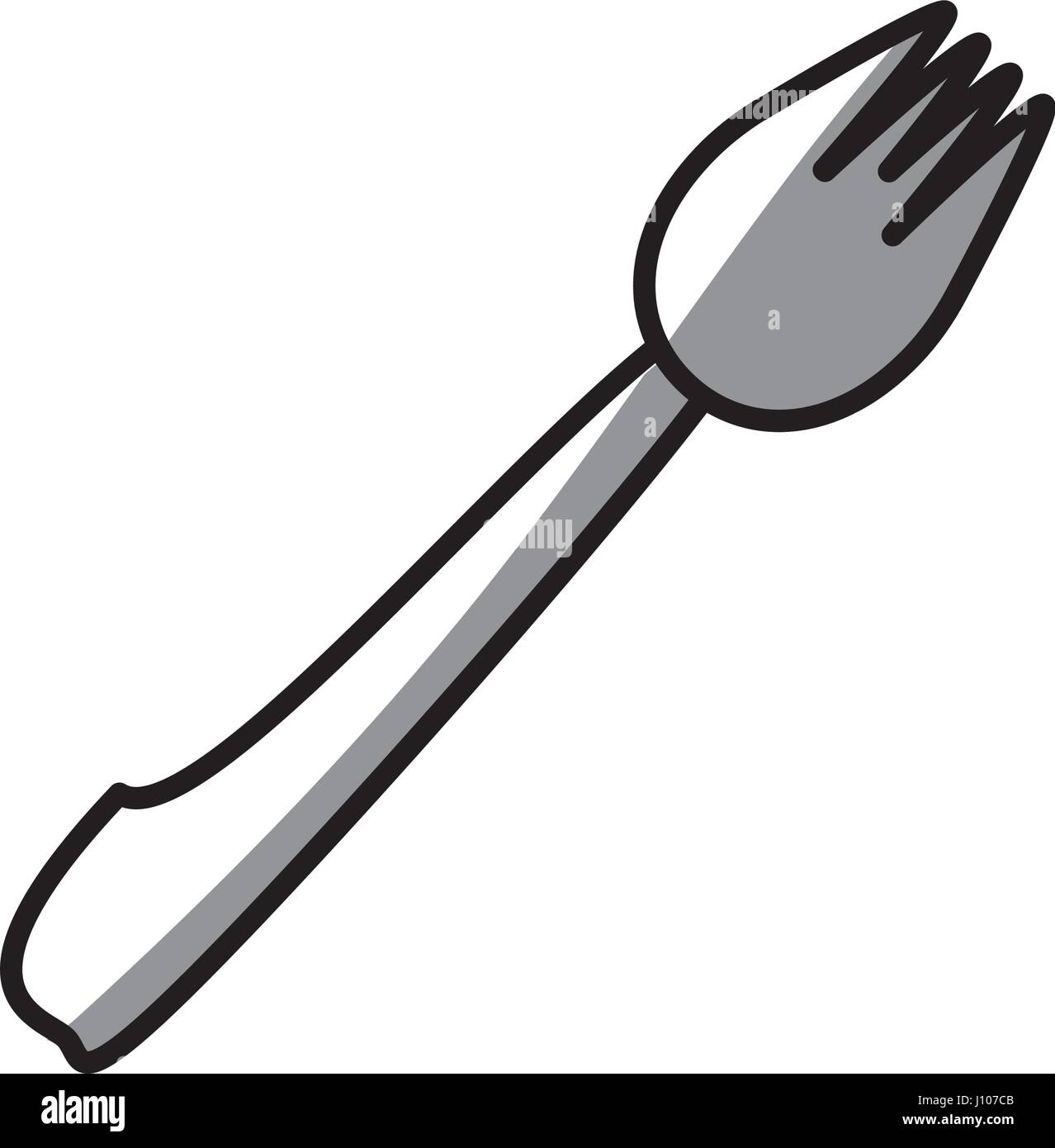 fork eating picnic shadow Stock Vector Image & Art - Alamy