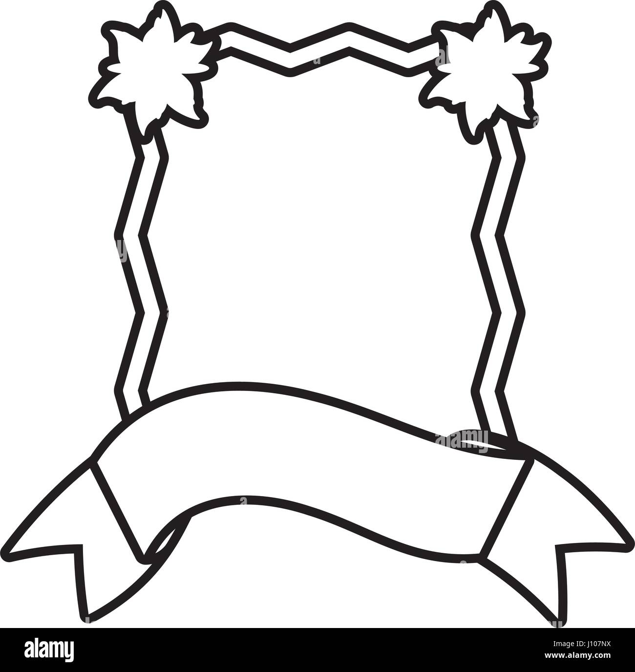 label ribbon decoration template outline Stock Vector Image & Art Alamy