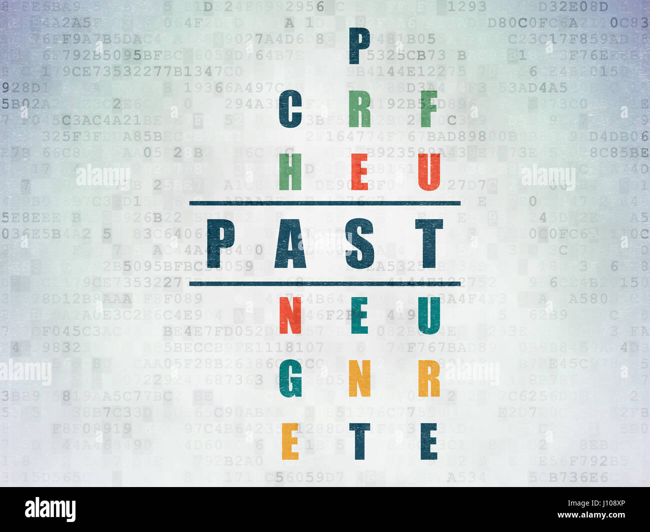 Time concept: Past in Crossword Puzzle Stock Photo Alamy Time concept: Past in Crossword Puzzle Stock Photo Alamy