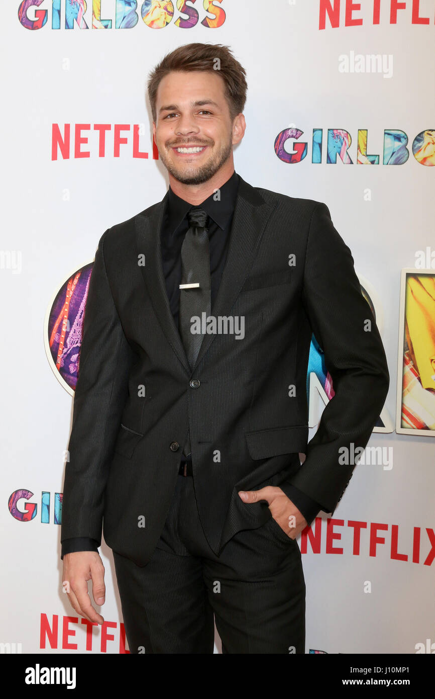 Los Angeles, California, USA. 17th Apr, 2017. Johnny Simmons at the ''Girlboss'' premiere screening at ArcLight Theater on April 17, 2017 in Los Angeles, CA Credit: Kathy Hutchins/via ZUMA Wire/ZUMA Wire/Alamy Live News Stock Photo