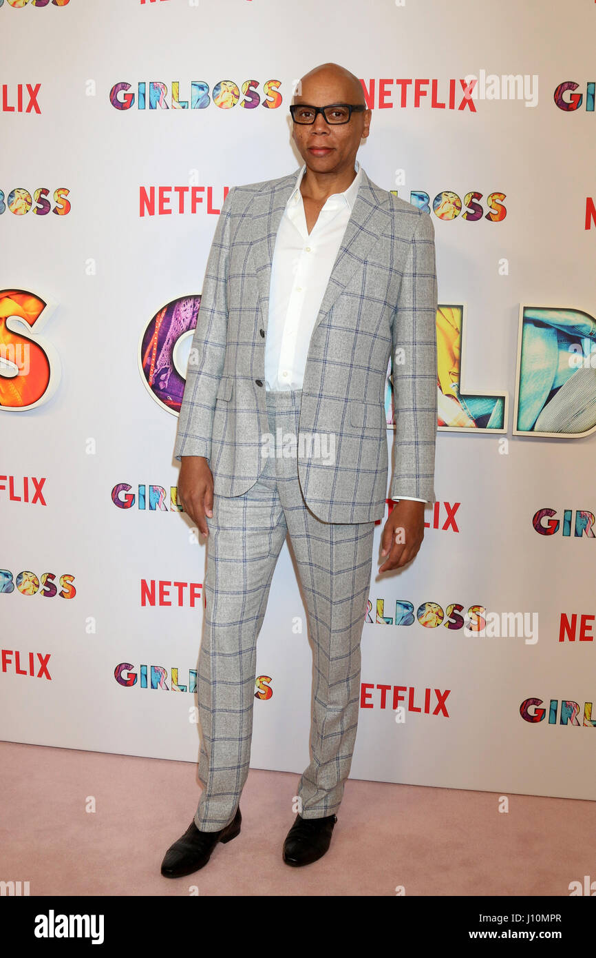 Los Angeles, California, USA. 17th Apr, 2017. RuPaul Charles at the ''Girlboss'' premiere screening at ArcLight Theater on April 17, 2017 in Los Angeles, CA Credit: Kathy Hutchins/via ZUMA Wire/ZUMA Wire/Alamy Live News Stock Photo