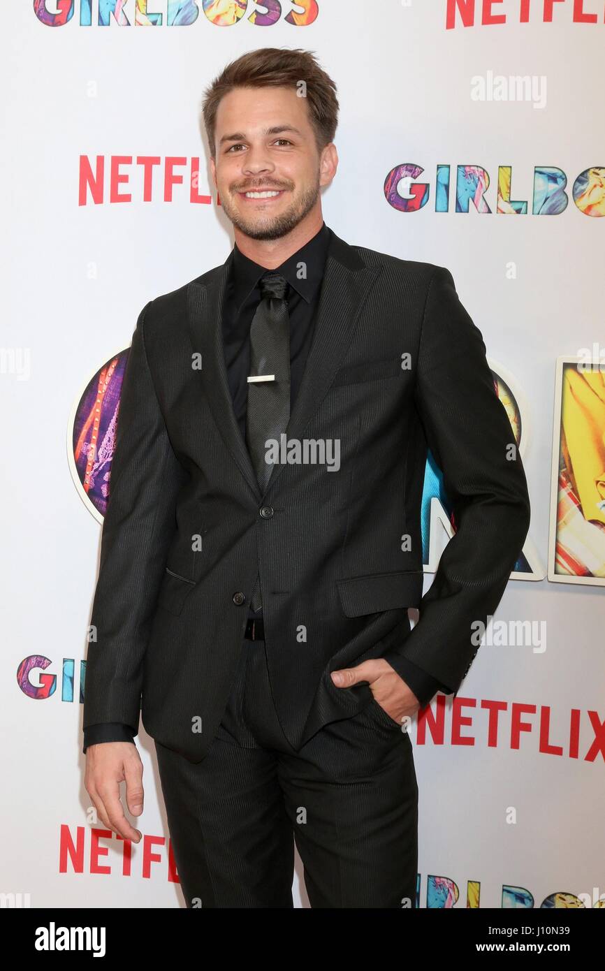 Los Angeles, California, USA. 17th Apr, 2017. Johnny Simmons at arrivals for GIRLBOSS premiere, Arclight Hollywood, Los Angeles, CA April 17, 2017. Credit: Priscilla Grant/Everett Collection/Alamy Live News Stock Photo