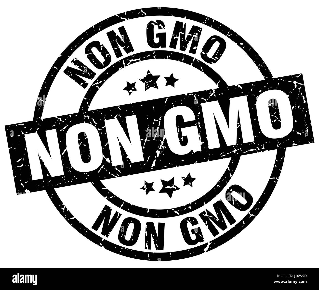 non gmo round grunge black stamp Stock Vector Image & Art - Alamy