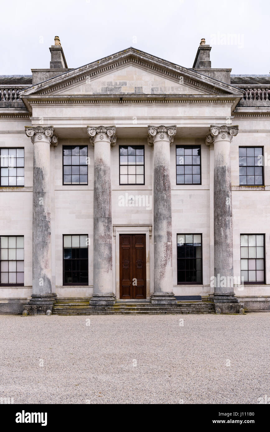 Castle Coole stately home, Enniskillen, owned my the National Trust Stock Photo
