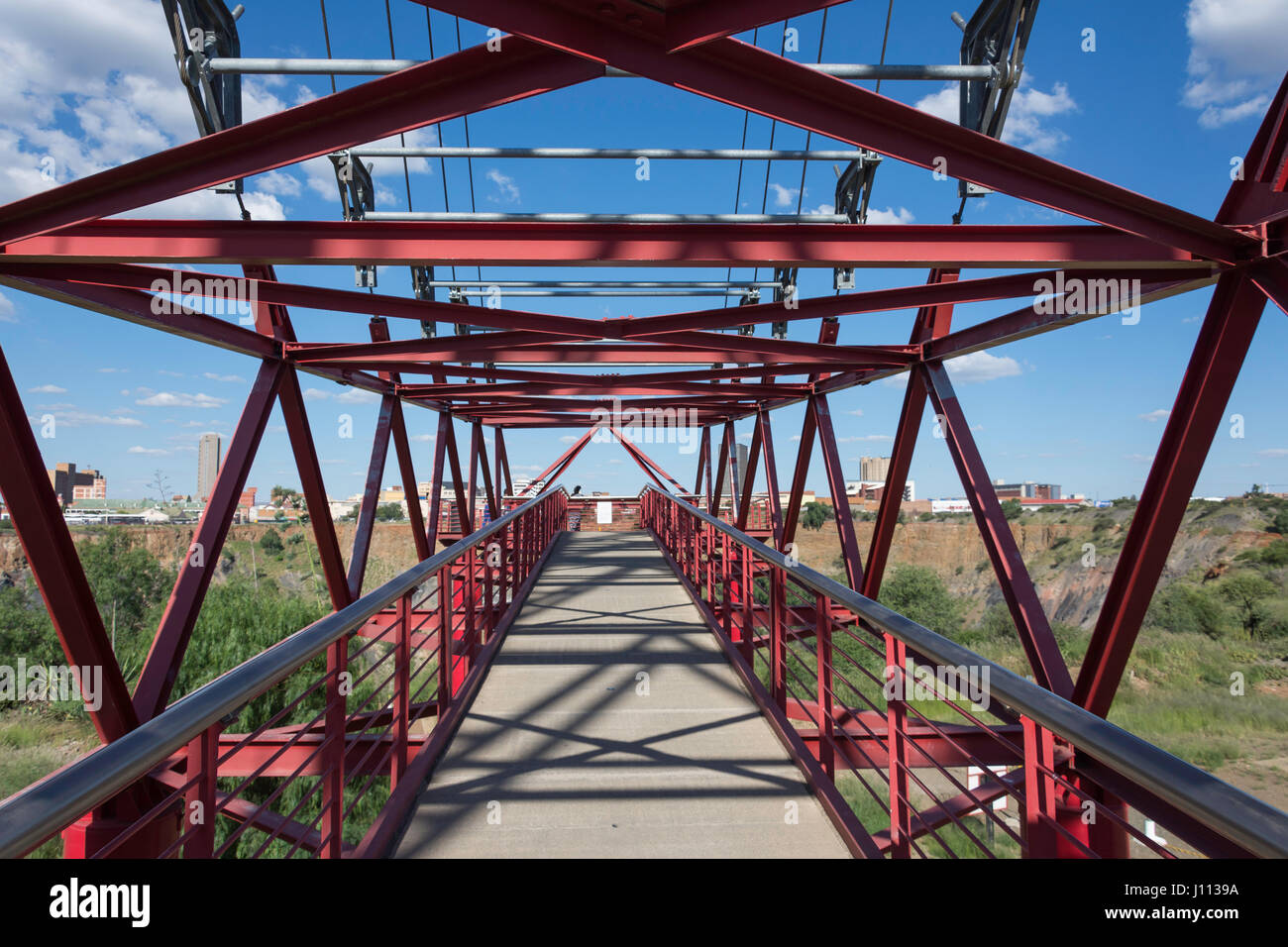 Viewing Ramp Viewing platform ramp at The Big Hole, South Circular Road, Kimberley ...