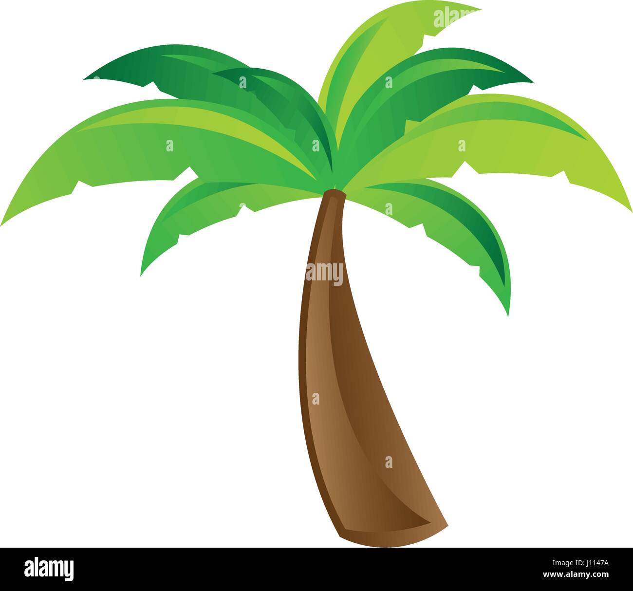 white background with palm tree Stock Vector Image & Art - Alamy