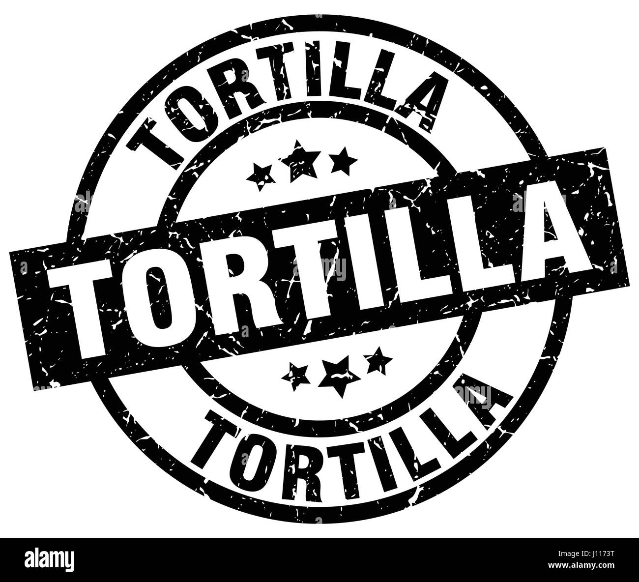 tortilla round grunge black stamp Stock Vector Image & Art - Alamy