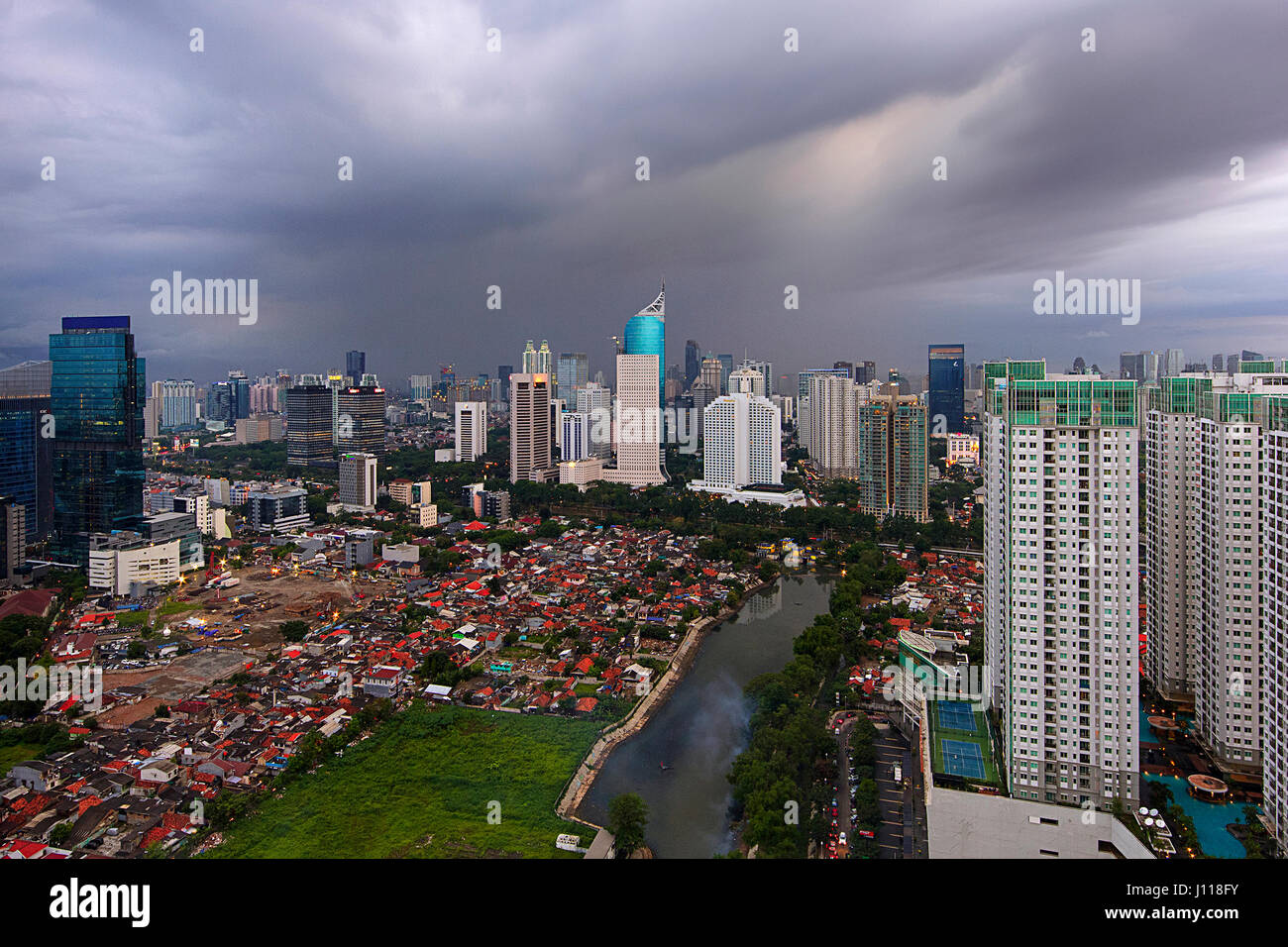 City skyline, Jakarta, Indonesia Stock Photo