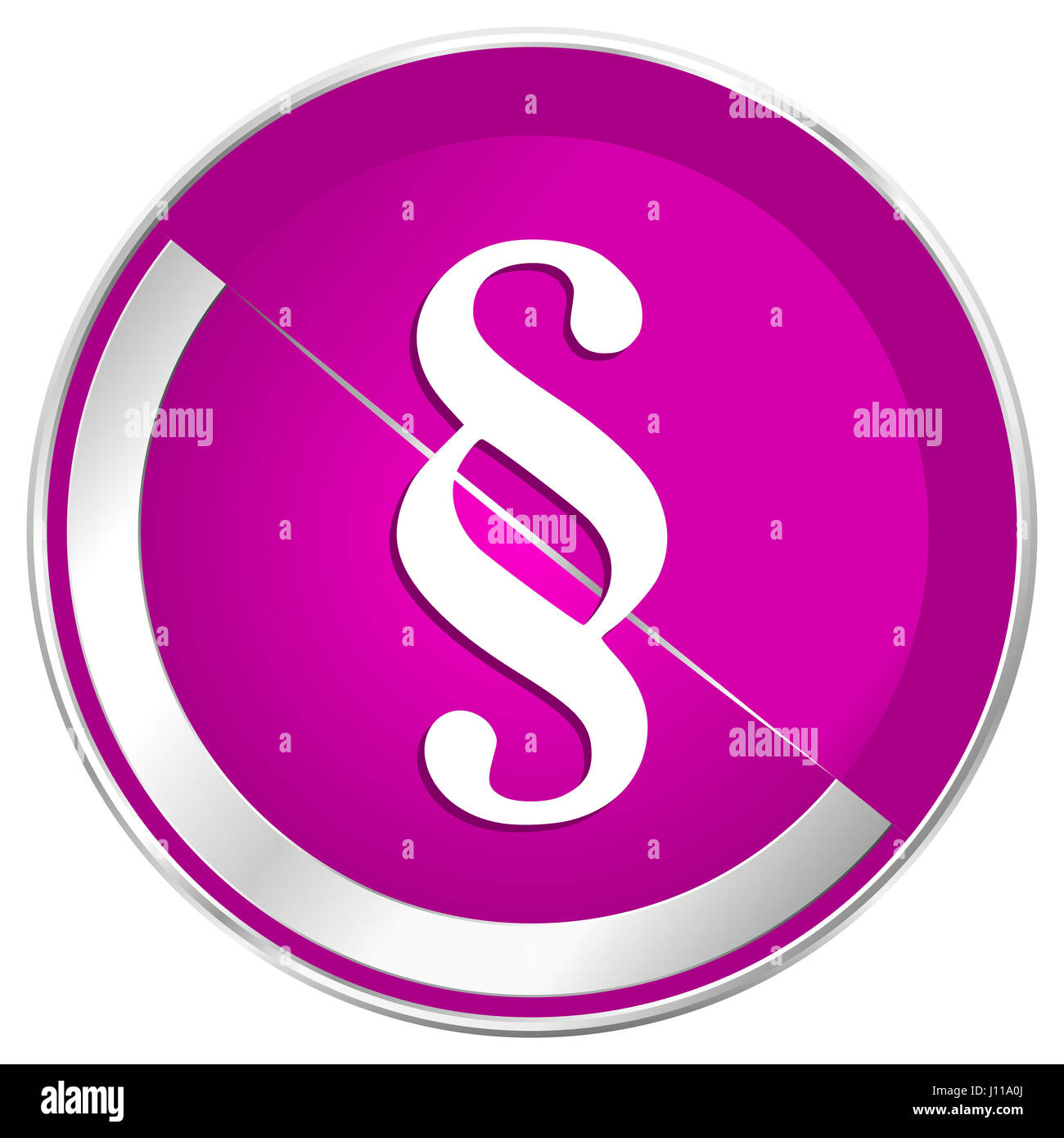 Paragraph web design violet silver metallic border internet icon Stock ...