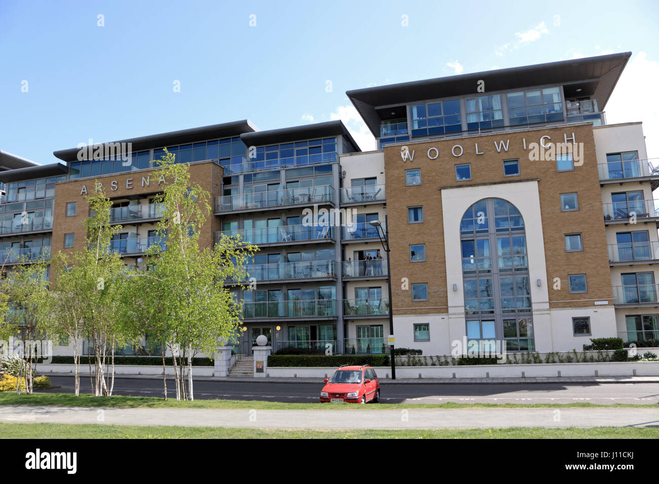 Royal Woolwich Arsenal converted apartments London Stock Photo Alamy