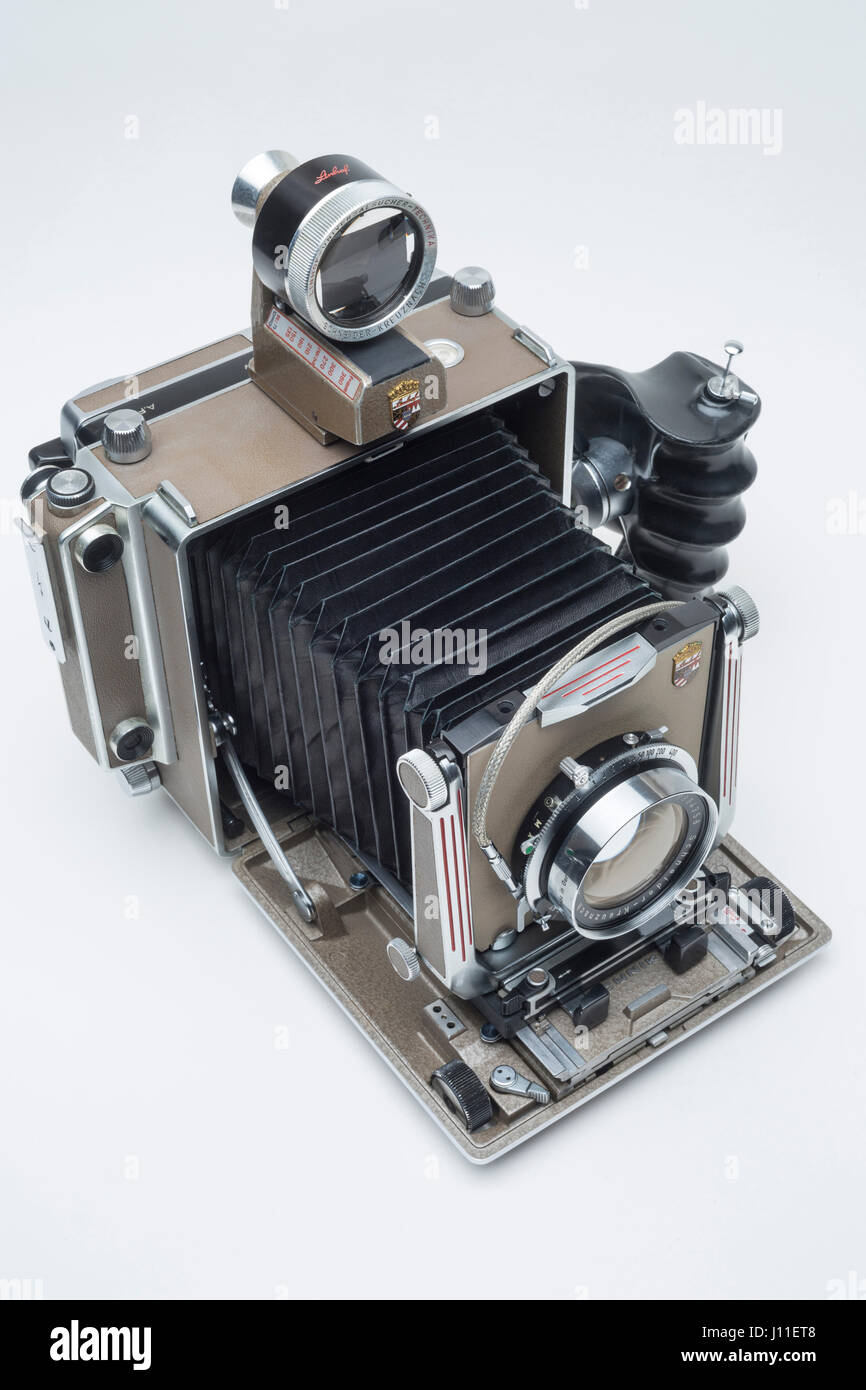 HISTORICAL 1960 LINHOF SUPER TECHNIKA IV LARGE FORMAT RANGE FINDER FILM ...