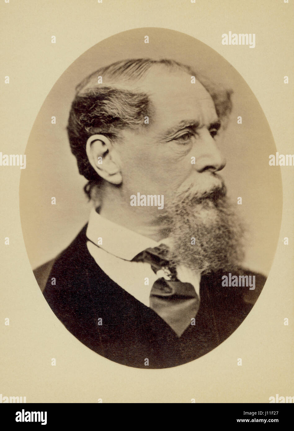 Charles Dickens (1812-1870), English Writer, Portrait, 1867 Stock Photo