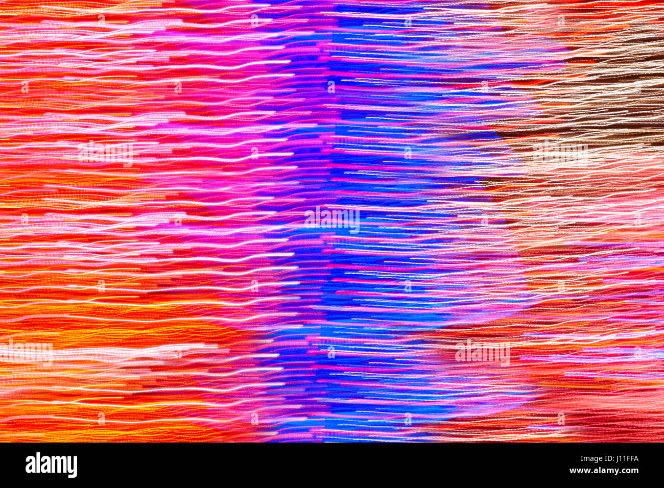 Moving colored lights background. Abstract backdrop in horizontal ...