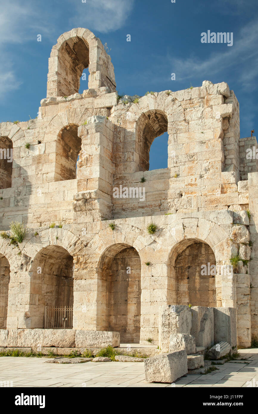Ruins at Acropolis in Athens, Greece Stock Photo - Alamy