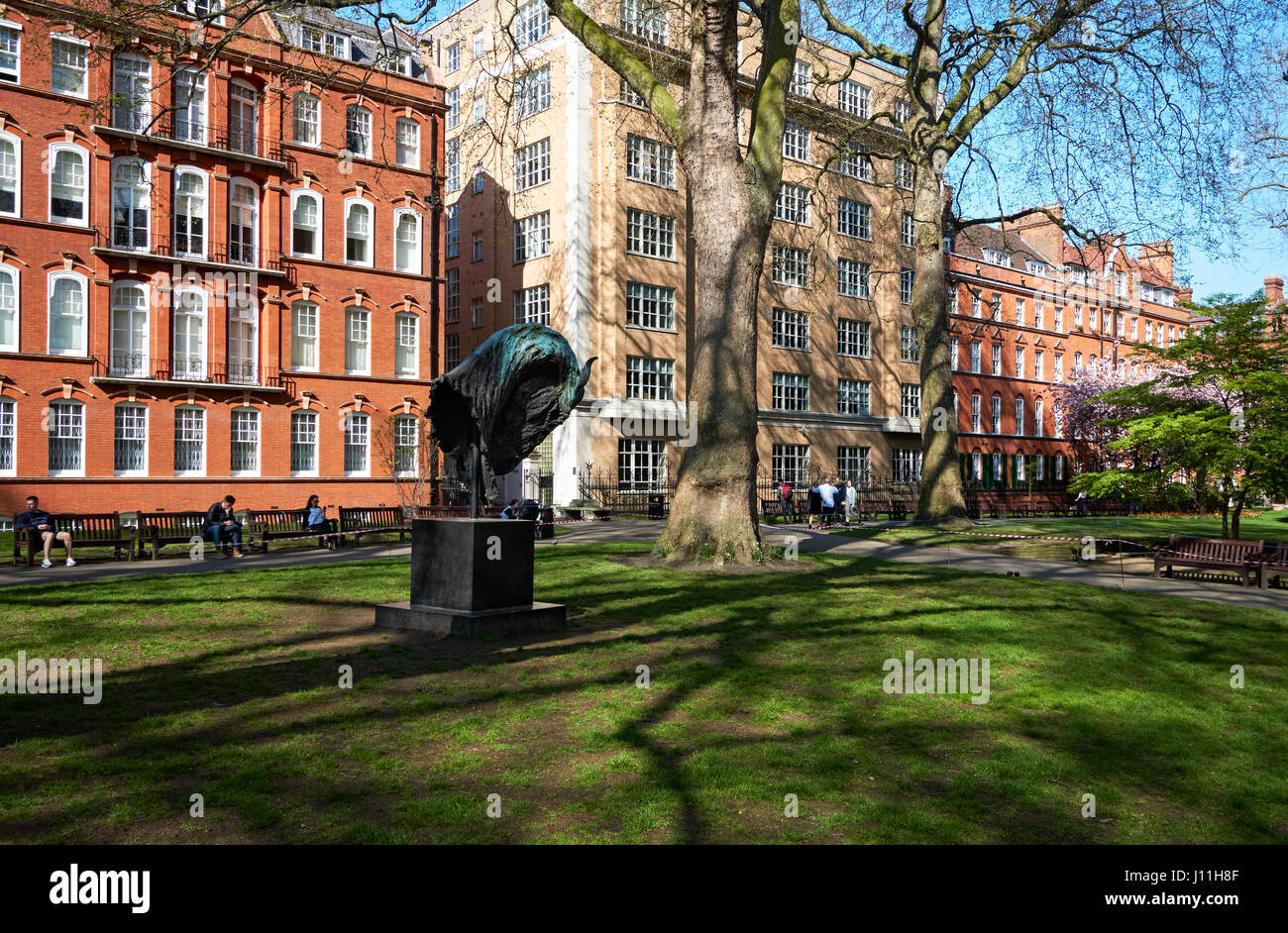 The Mount Street Gardens in Mayfair, London England United Kingdom UK Stock Photo