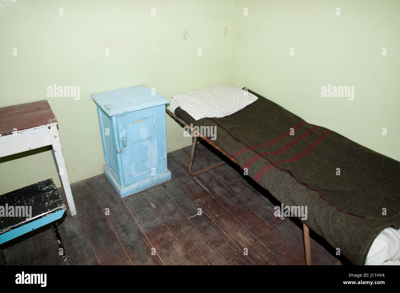 Old Prison Cell Stock Photo