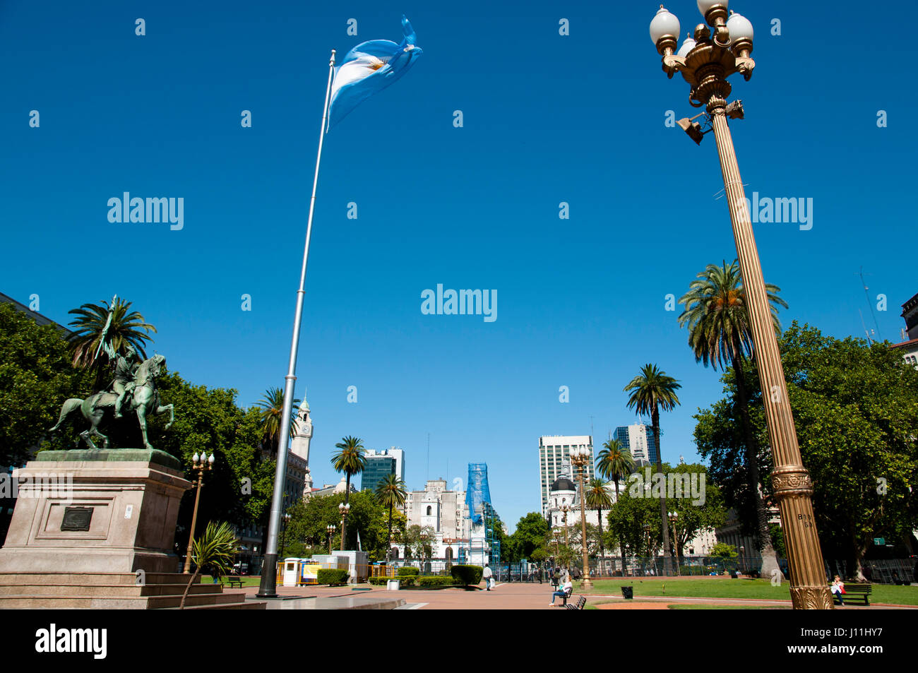 Plaza de Mayo - Buenos Aires - Argentina Stock Photo