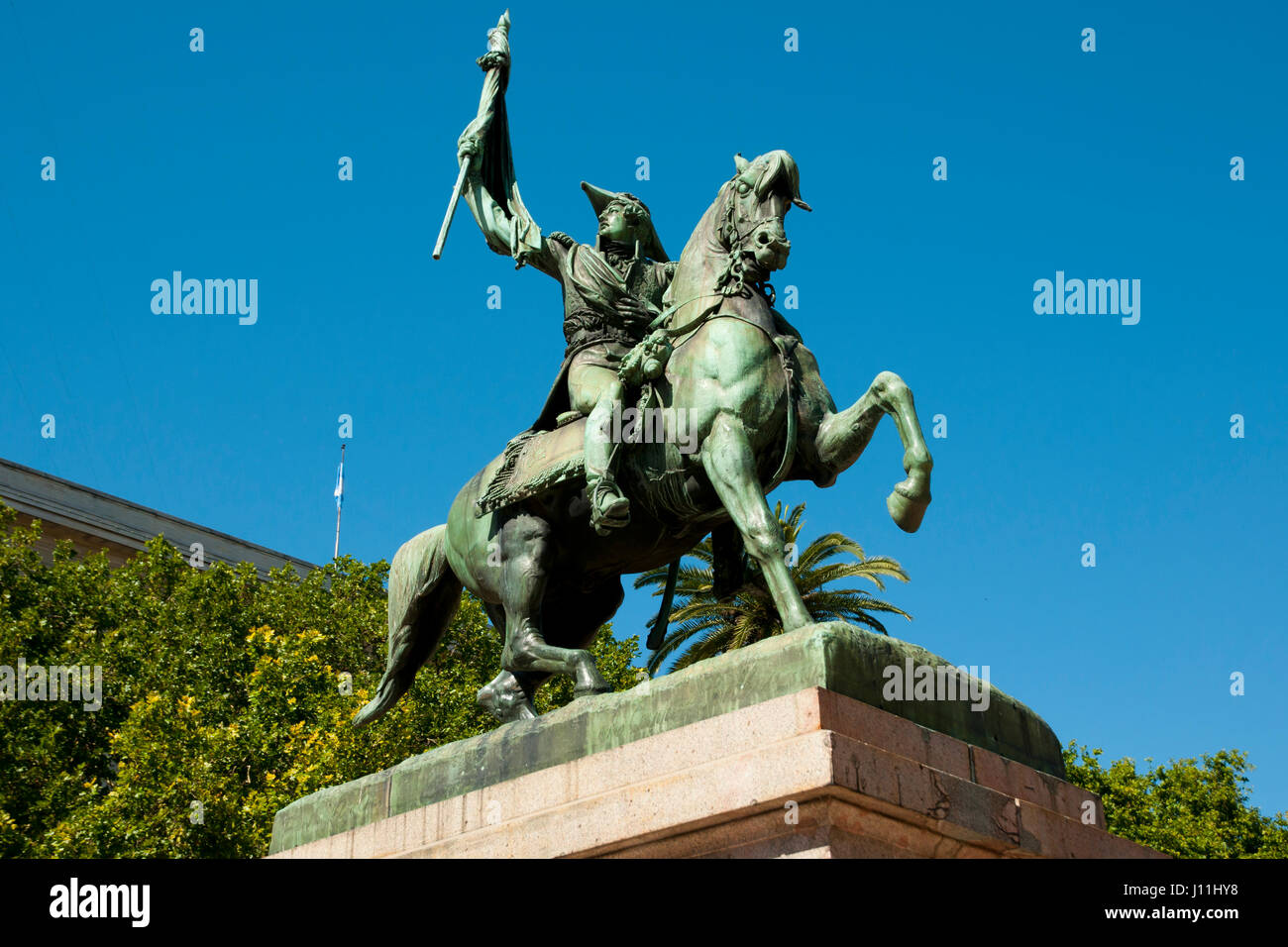 General Manuel Belgrano Monument - Buenos Aires - Argentina Stock Photo