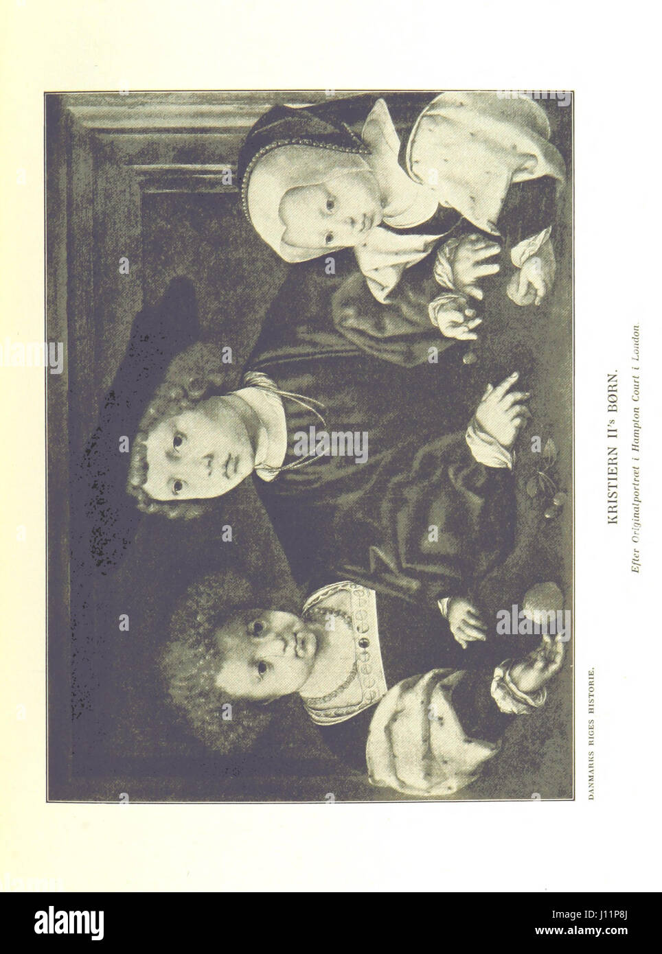 Danmarks Riges Historie af J. Steenstrup, Kr. Erslev, A. Heise, V. Mollerup, J. A. Fridericia, E. Holm, A. D. Jørgensen. Historisk illustreret Stock Photo