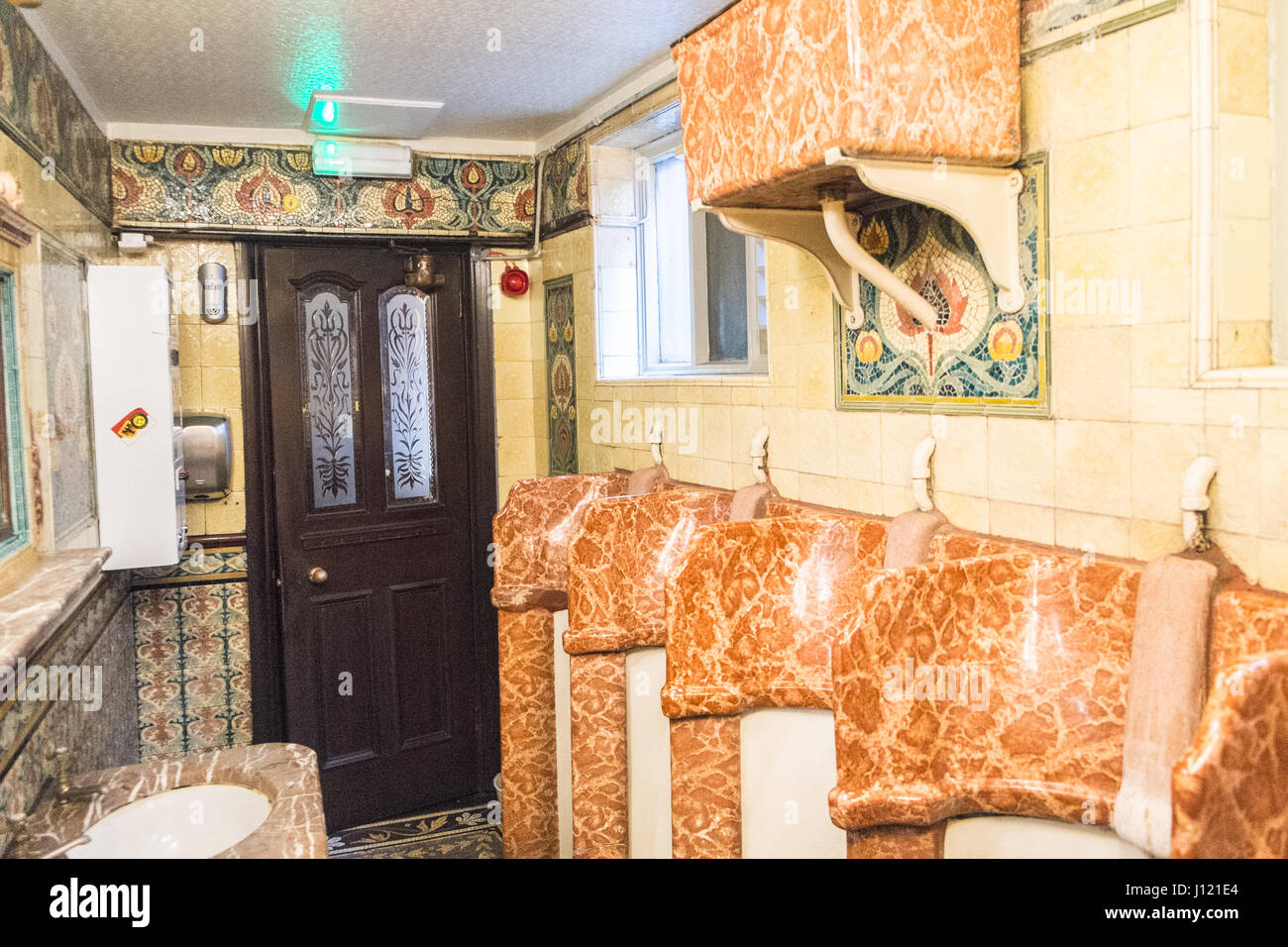 Philharmonic Pub Marble Tiles Gents Mens Toilet Urinal Liverpool