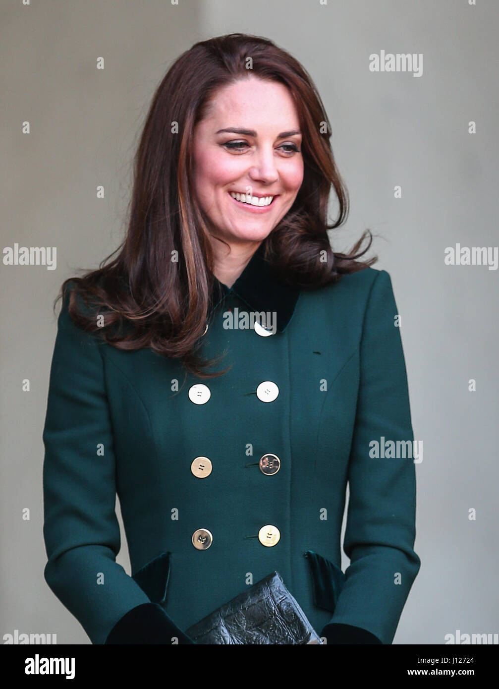 The Duke and Duchess of Cambridge are on arrival at the Elysee