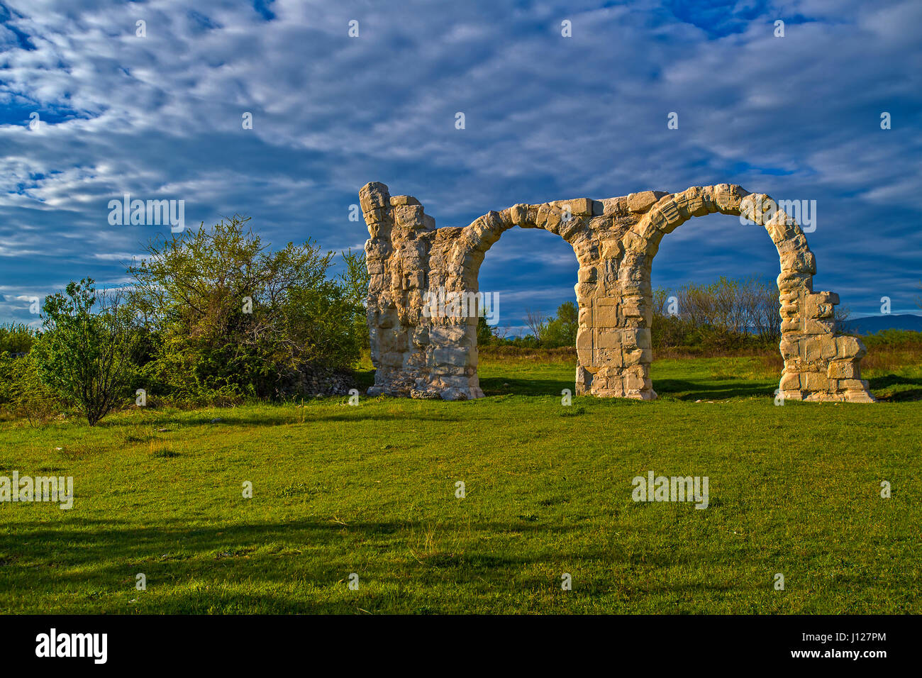 Croatia Dalmatia Krka National Park - Burnum Archeological area - Roman ...