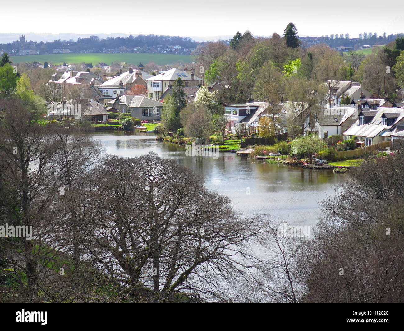 Tannoch Loch Milngavie Glasgow Stock Photo Alamy