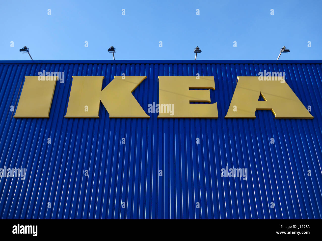 A branch of the Swedish furniture superstore IKEA at Wednesbury, Birmingham, UK Stock Photo