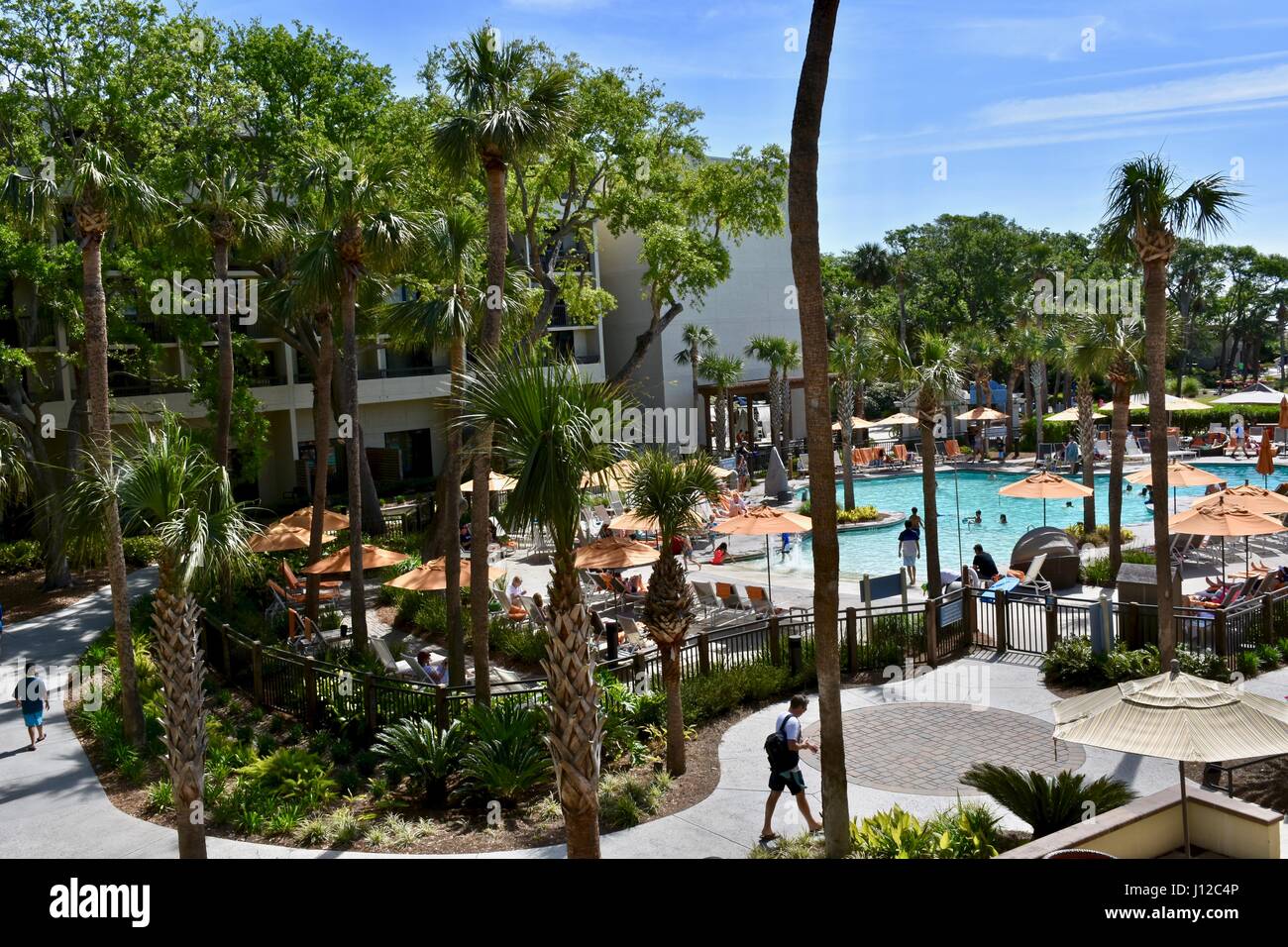Sonesta Resort Hilton Head Island outdoor recreation area Stock Photo