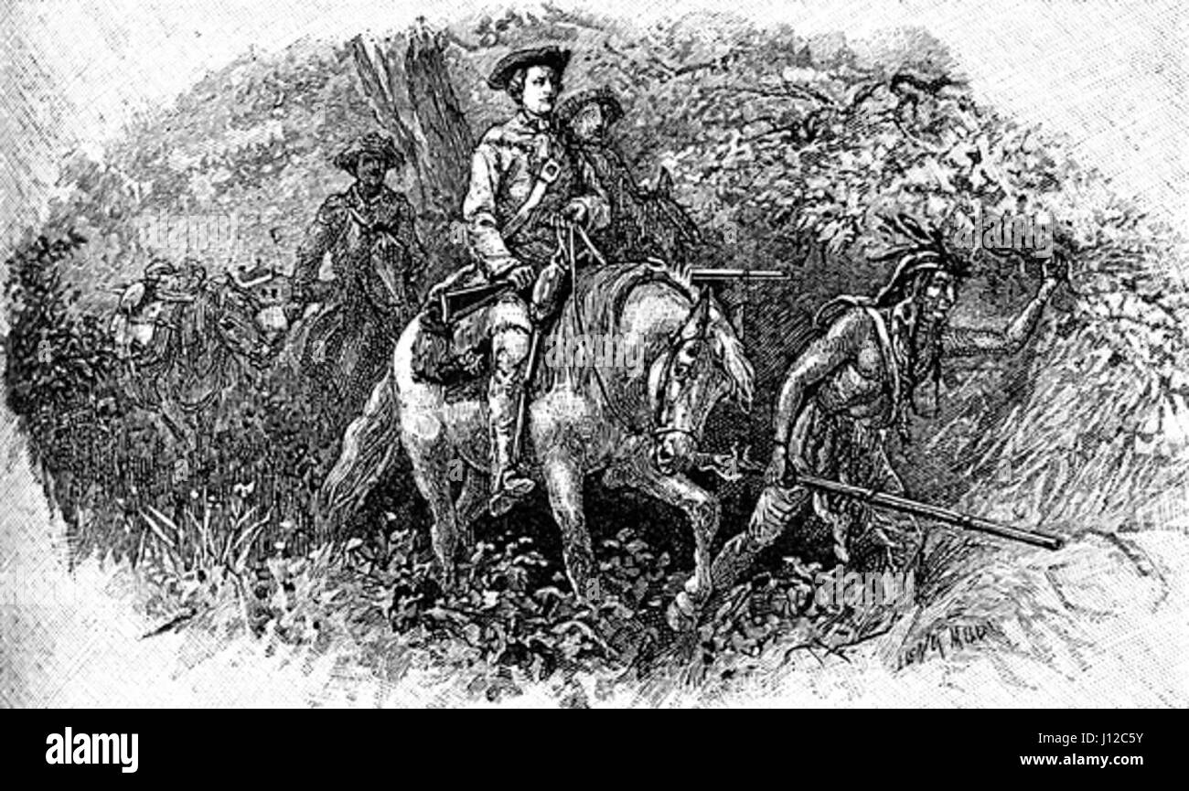 French And Indian War Black and White Stock Photos & Images - Alamy