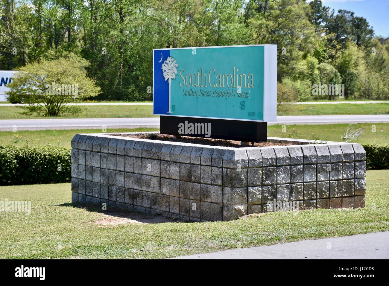 Sc Sign Welcome to south carolina hi-res stock photography and images - Alamy